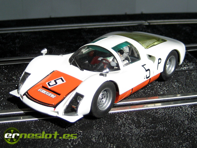 FLY A1601 PORSCHE CARRERA 6 NURBURGRING 1966 NEW 1/32 SLOT CAR IN DISPLAY CASE 